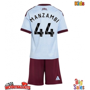 Aston Villa Johan Manzambi #44 Replica Third Stadium Kit for Kids 2026-27 Short Sleeve (+ pants)